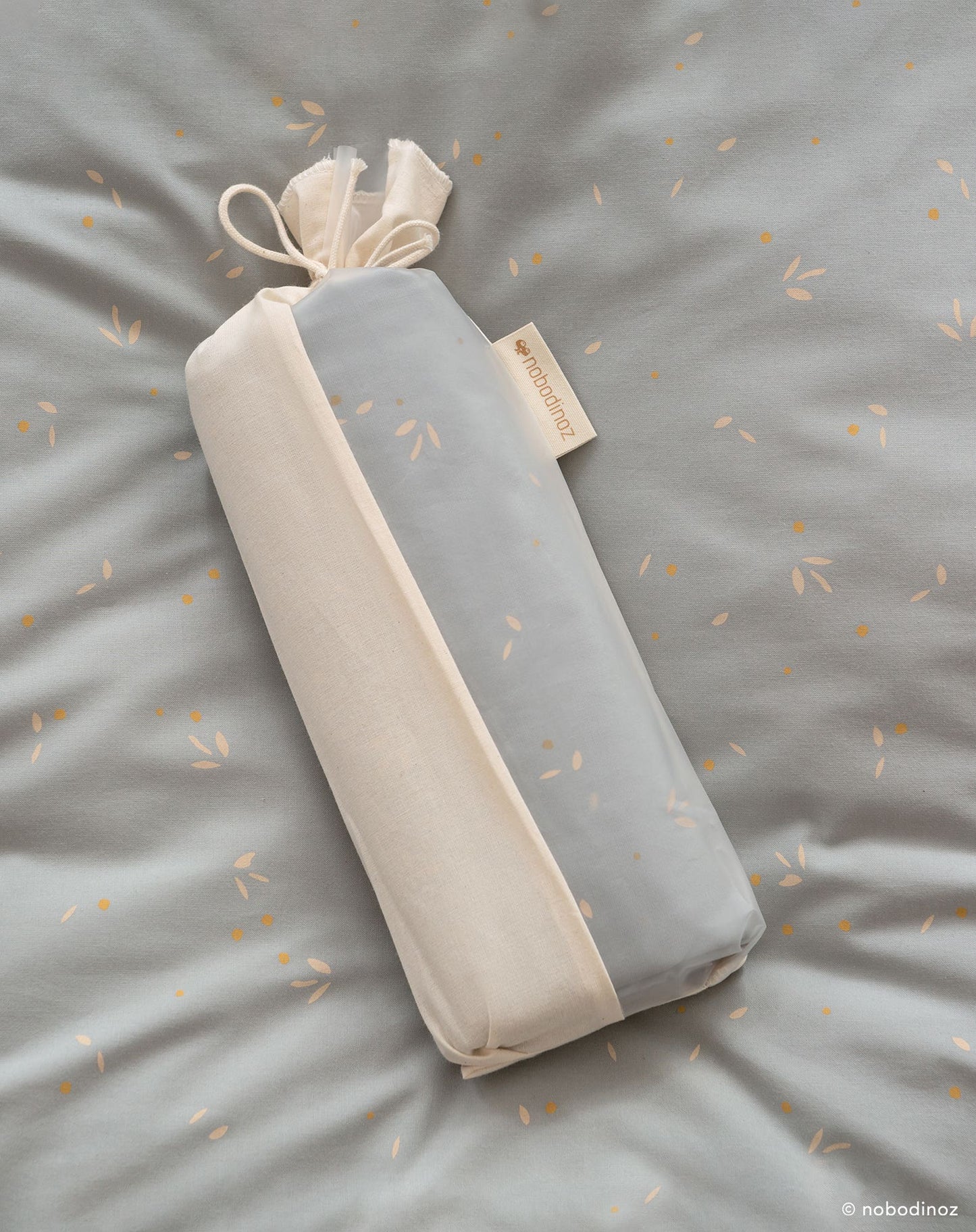 Tibet fitted sheet • single bed SOFT BLUE