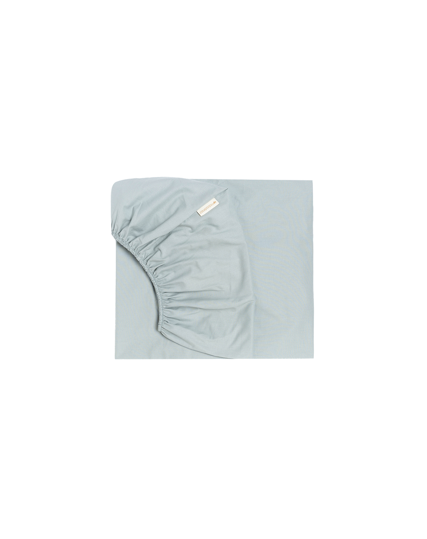 Tibet fitted sheet • single bed SOFT BLUE