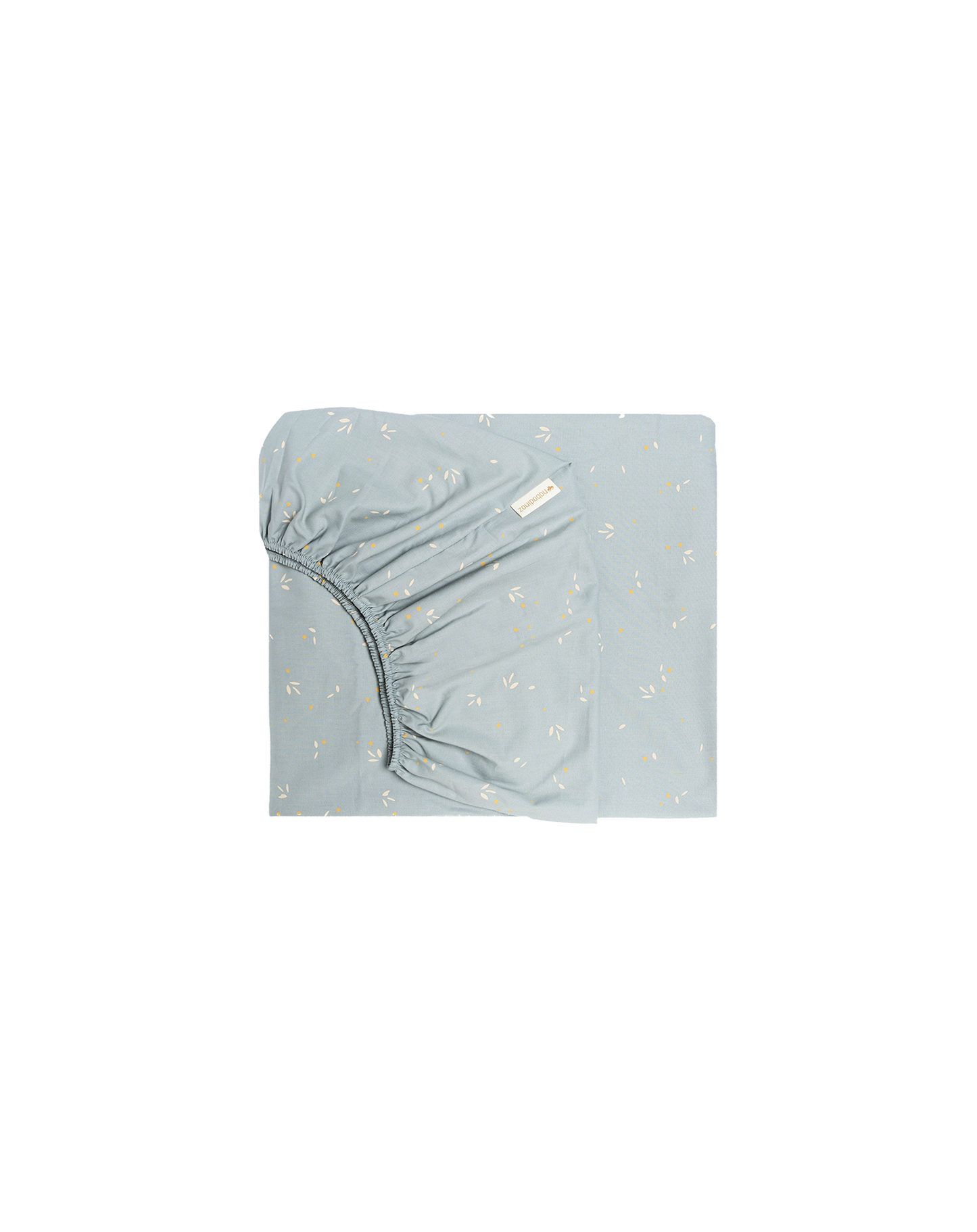 Tibet fitted sheet • single bed WILLOW SOFT BLUE