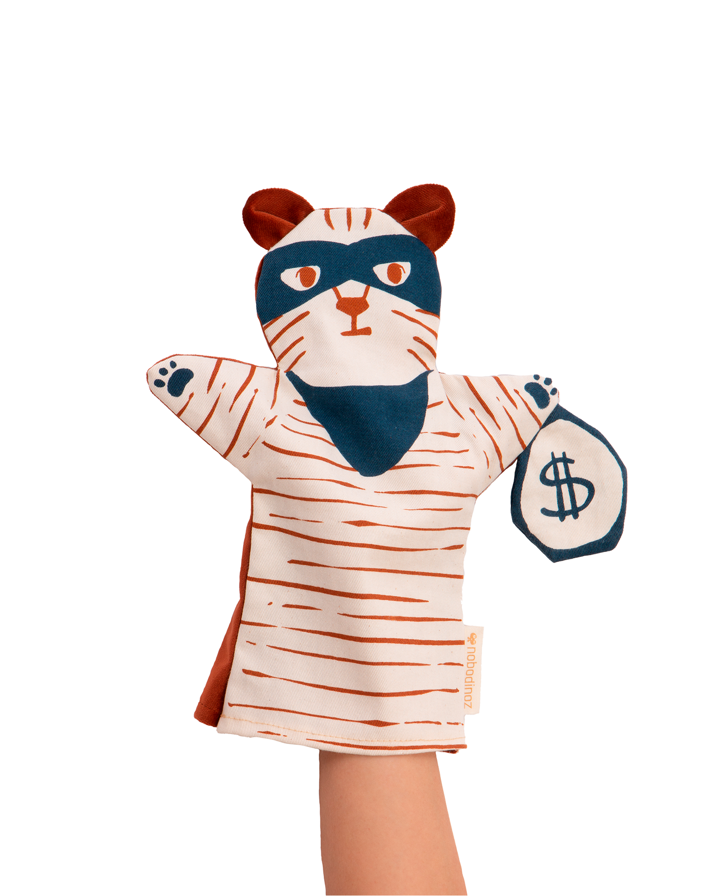 TIGER HAND PUPPET 24X30