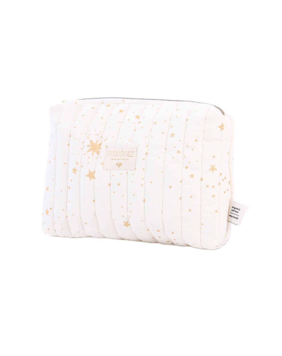 TRAVEL VANITY CASE gold stella natural