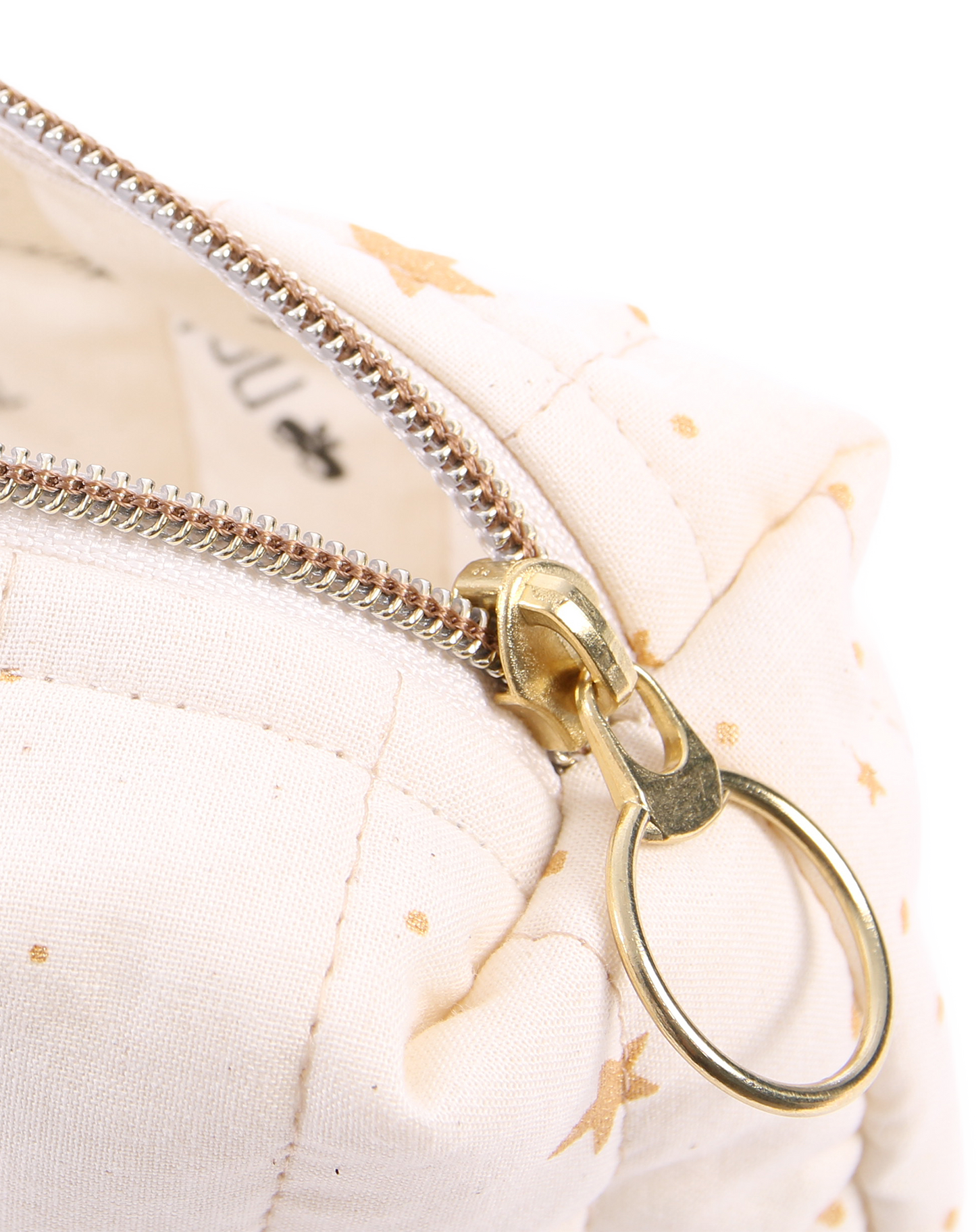 TRAVEL VANITY CASE gold stella natural