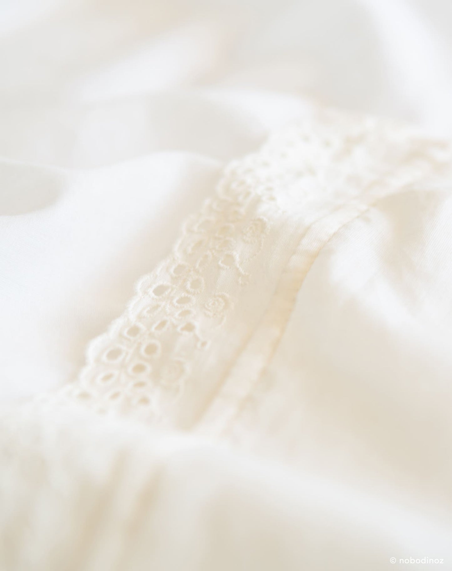 Housse de couette de berceau Vera eyelet lace 100X150