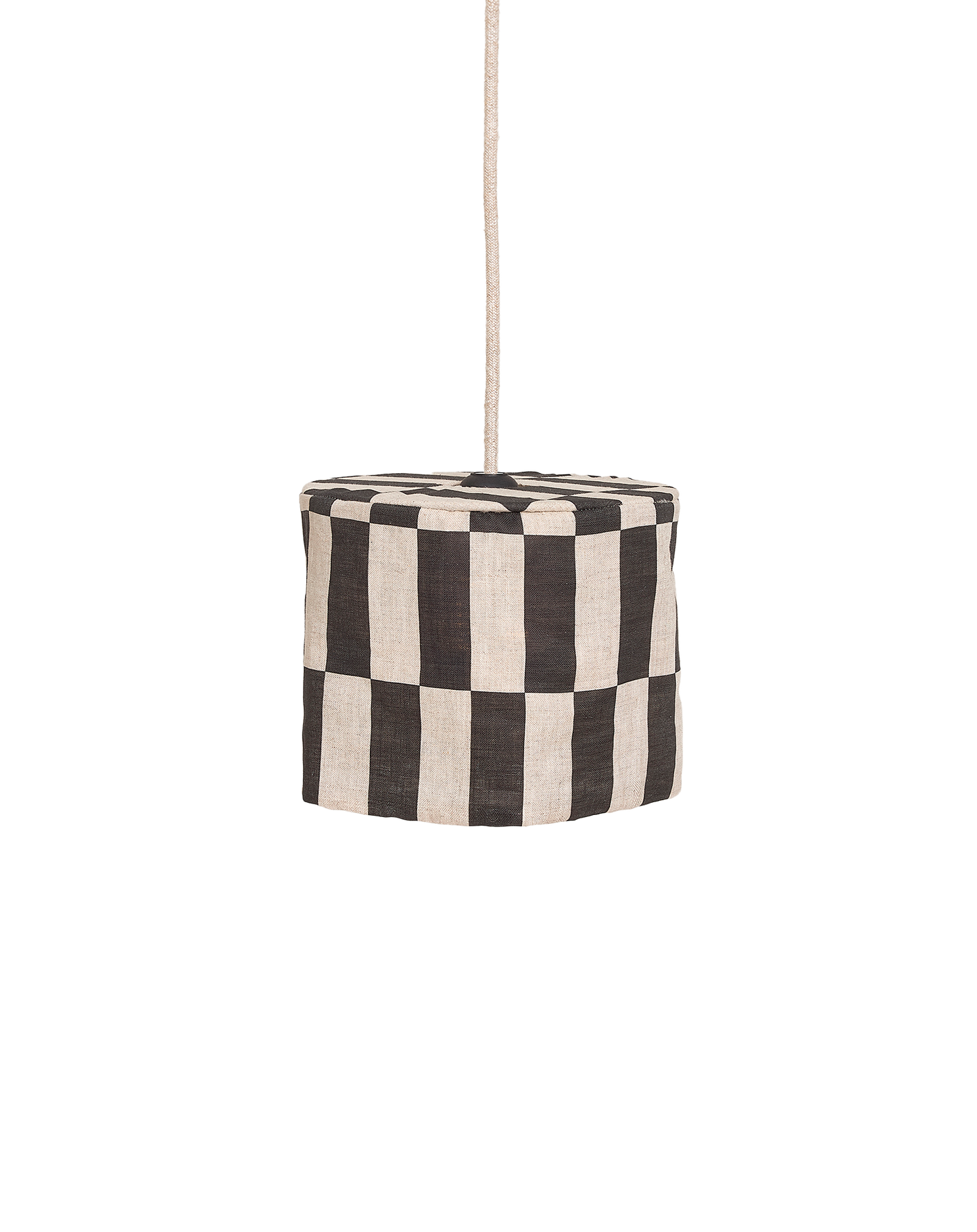 Abat-jour en lin pour suspension diam. 20cm Vibes