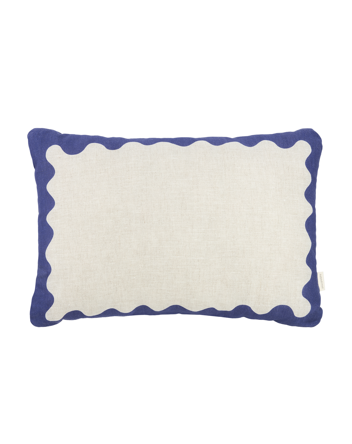 Coussin rectangulaire en lin français Vibes L