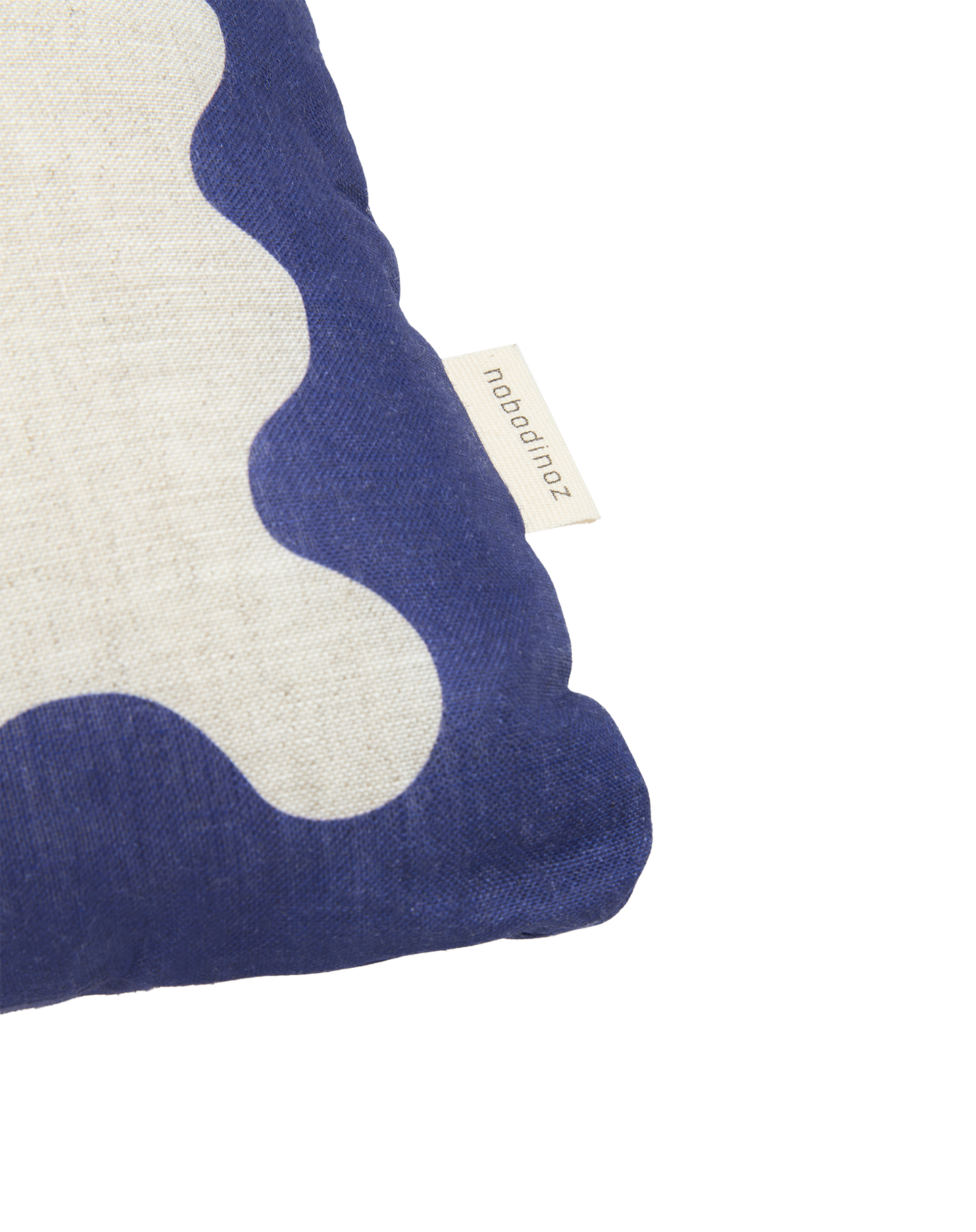 Coussin rectangulaire en lin français Vibes L