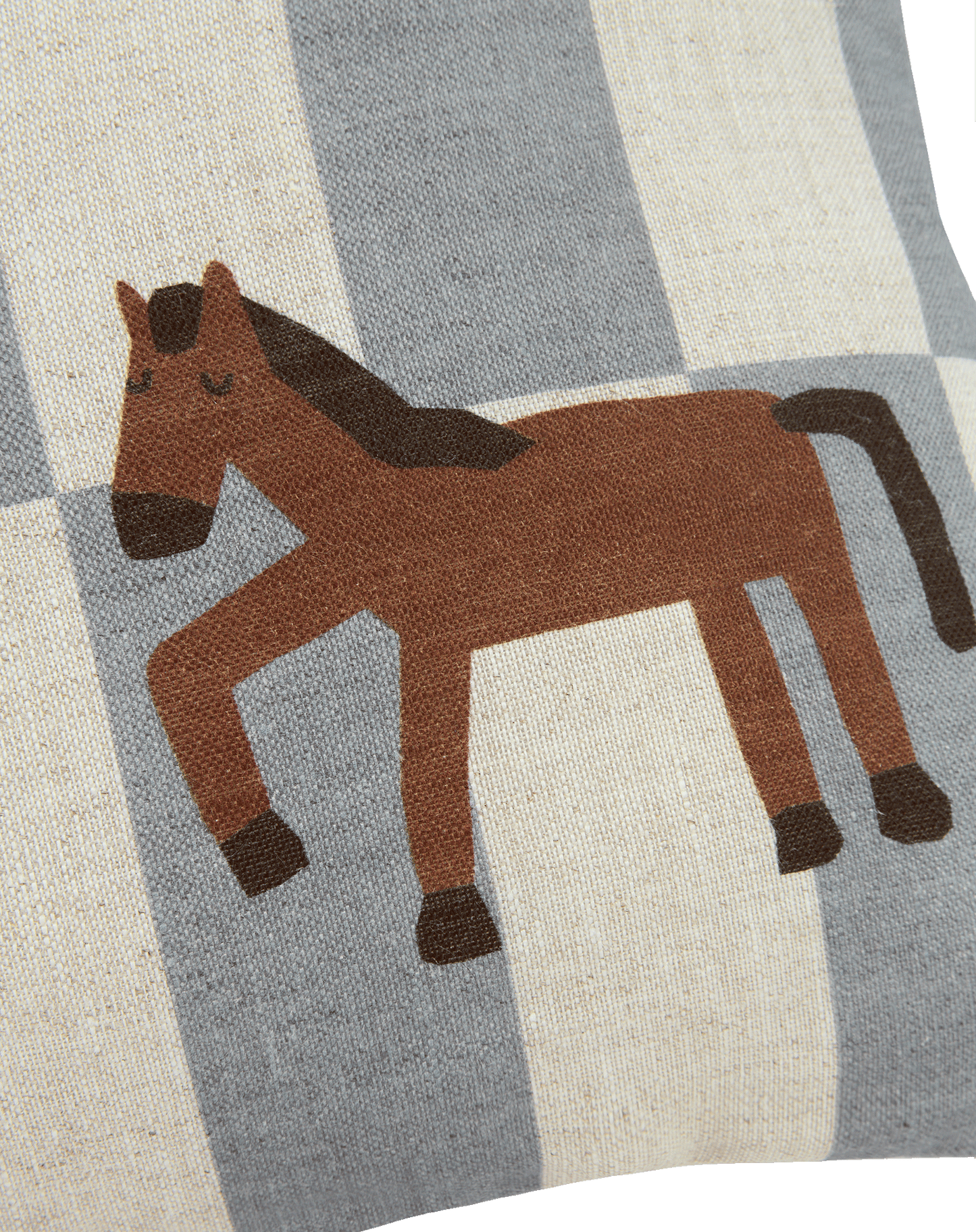 Coussin rectangulaire en lin français Vibes S