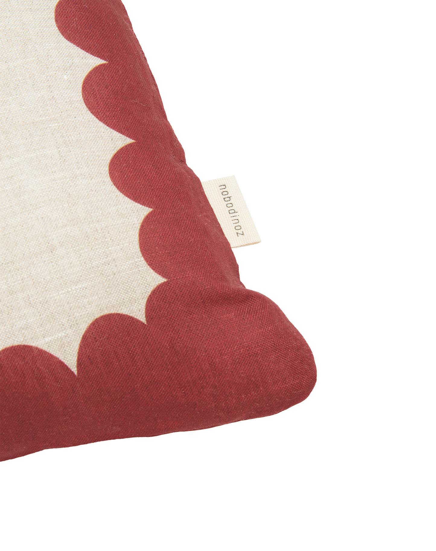 Coussin rectangulaire en lin français Vibes L