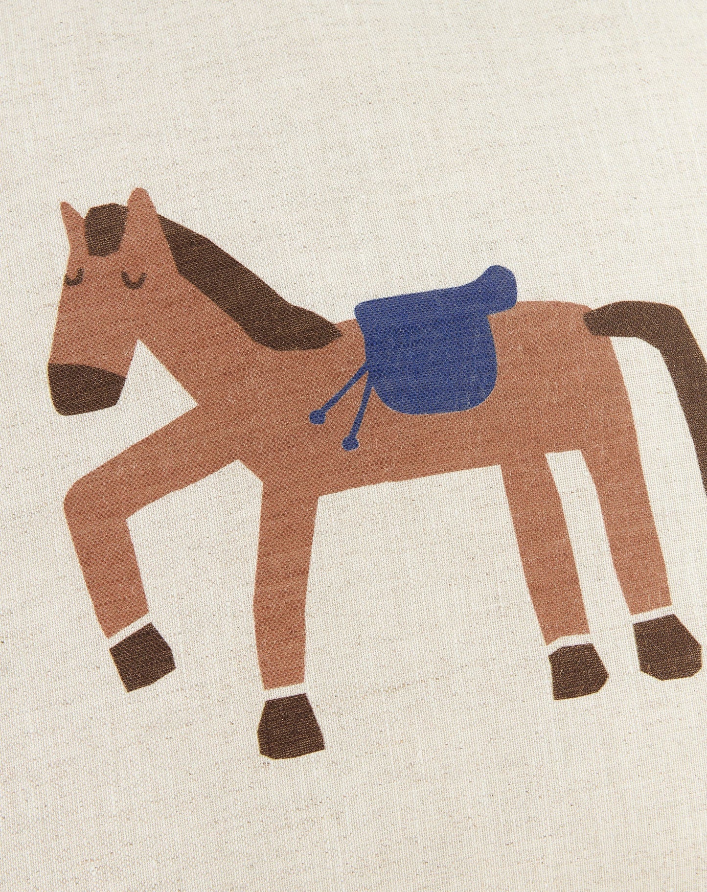 Coussin carré en lin français Vibes