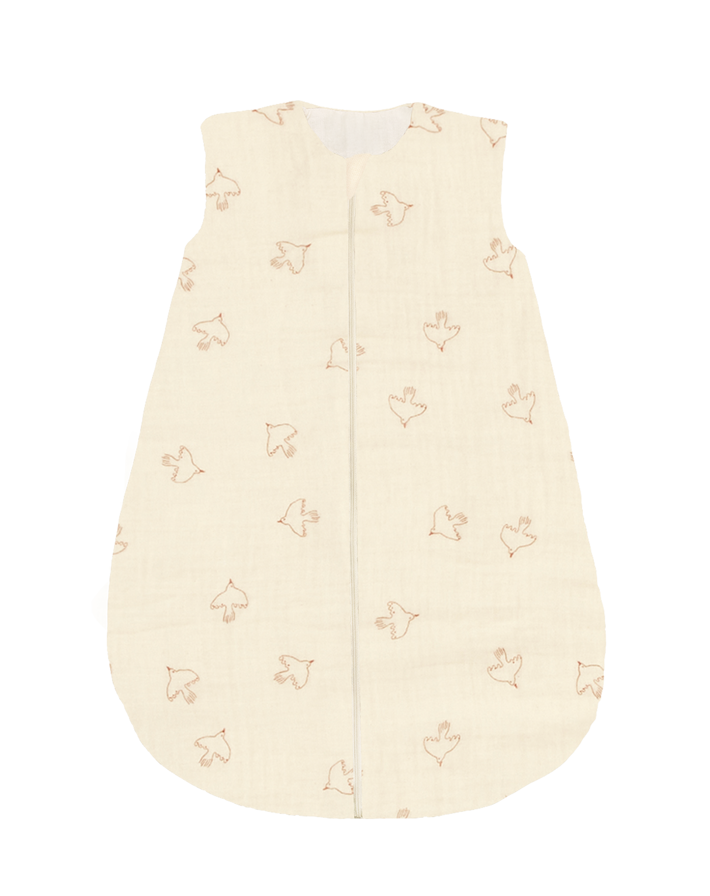Fluffy mid-warm sleeping bag 0-6 m