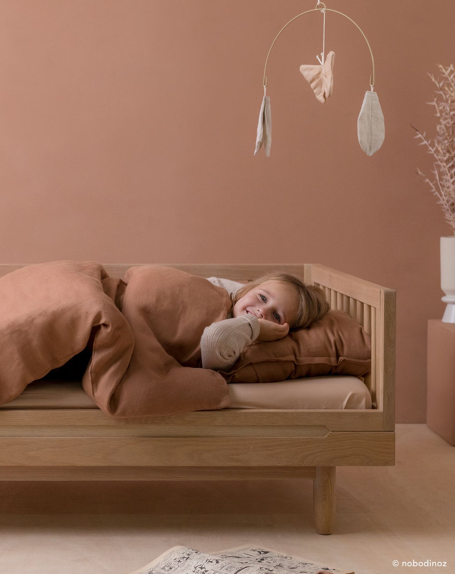 Housse de couette berceau Lin français
