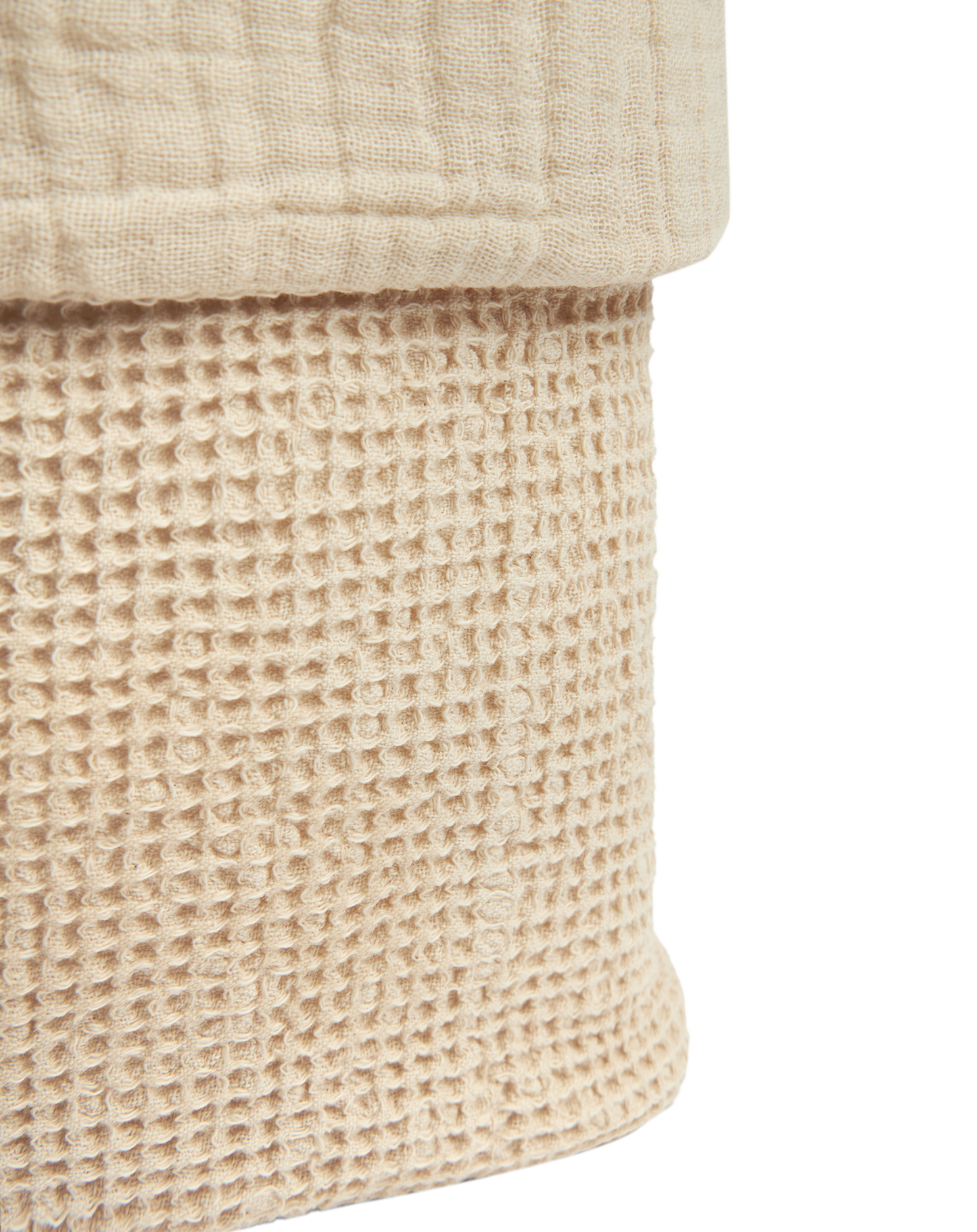 Cesta Wabi-Sabi en algodón lavado