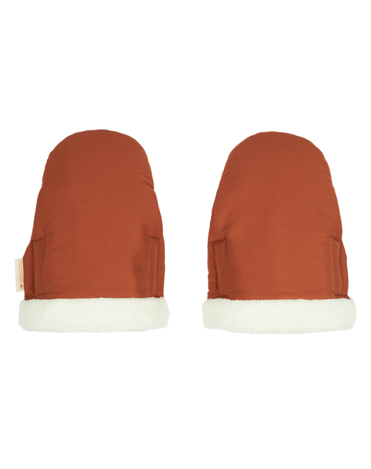 BABY ON THE GO WATERPROOF STROLLER MITTENS 18X30 CLAY BROWN