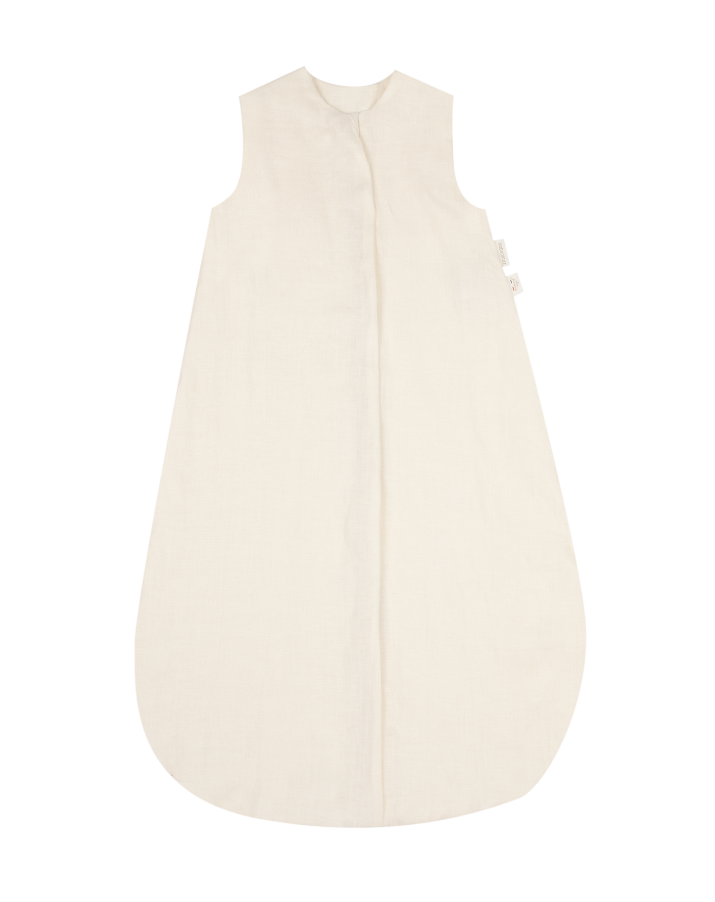 Saco de dormir de lino francés de temporada media L1N0 de color blanco roto