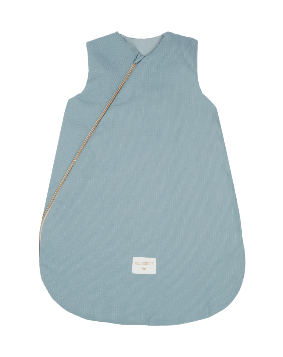 Gigoteuse de mi saison Cocoon en nid d'abeille 0-6 m stone blue