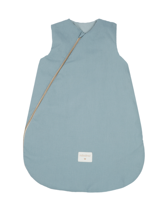 Gigoteuse de mi saison Cocoon en nid d'abeille 0-6 m stone blue