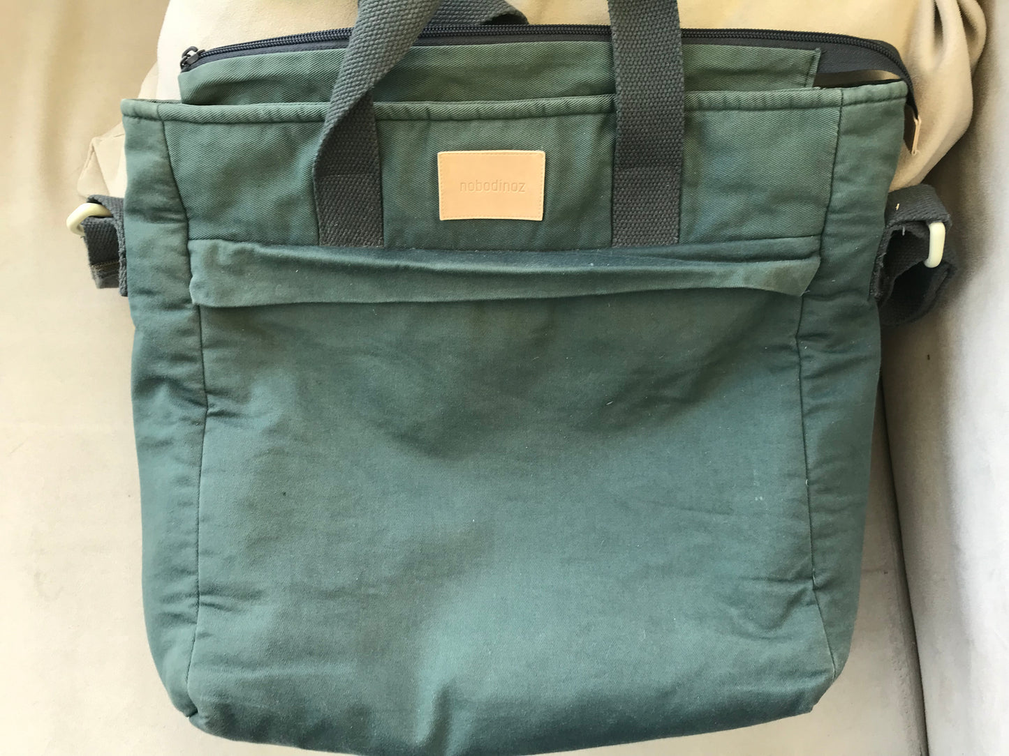 Baby on the go waterproof changing backpack CARBON BLUE