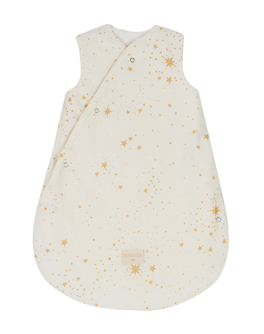 SNOWY WARM SLEEPING BAG 0-6 M GOLD STELLA/ NATURAL