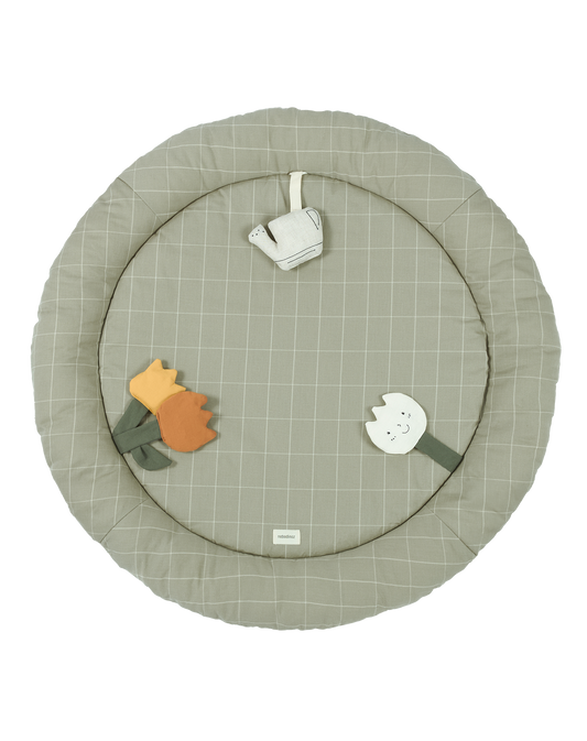 Tapis d'eveil sensoriel playground rond