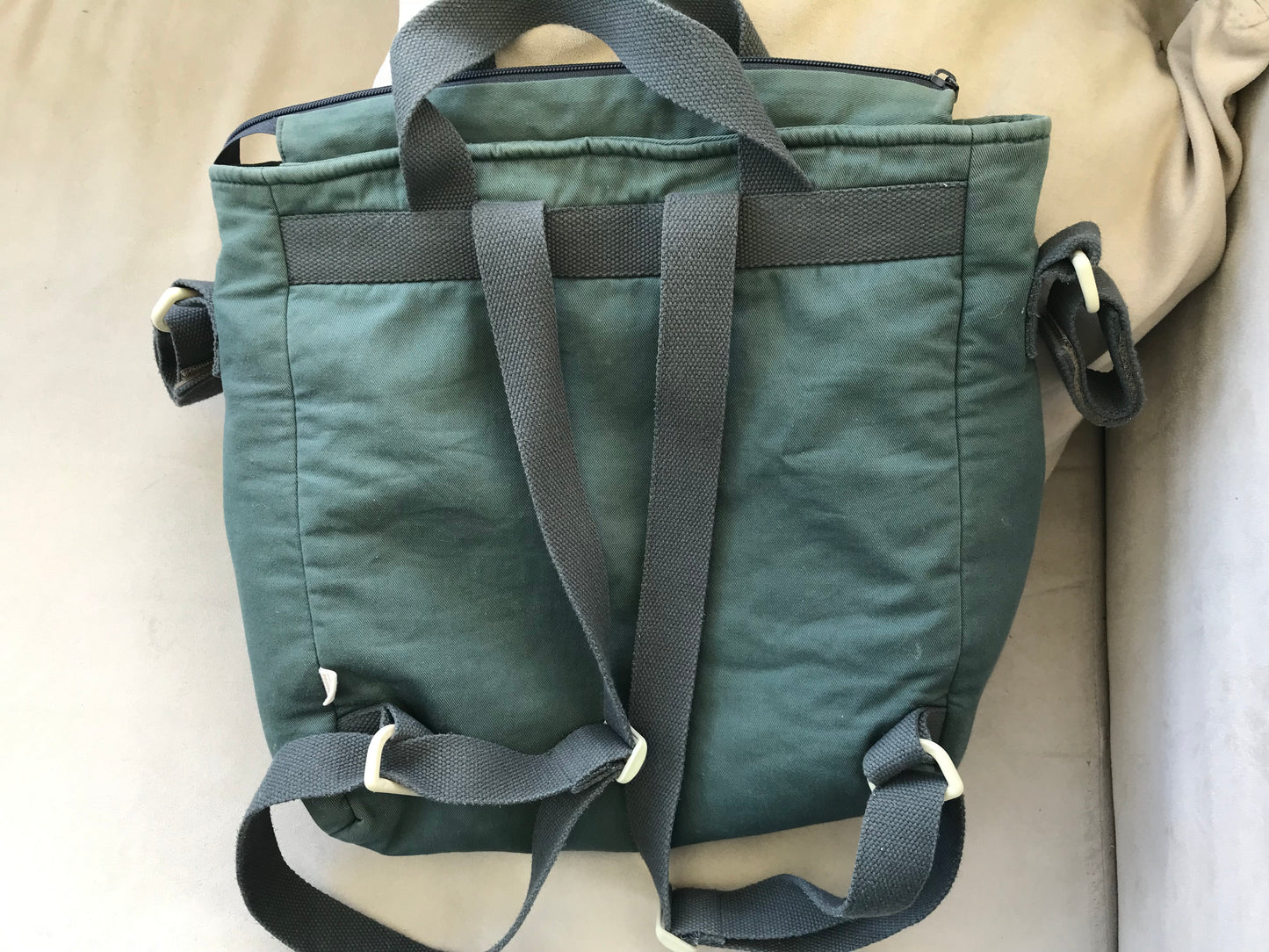 Baby on the go waterproof changing backpack CARBON BLUE