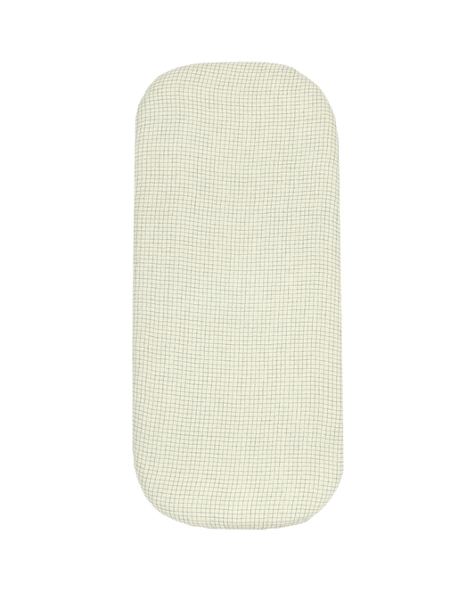 Drap housse pour couffin en gaze de coton lavée Wabi-sabi