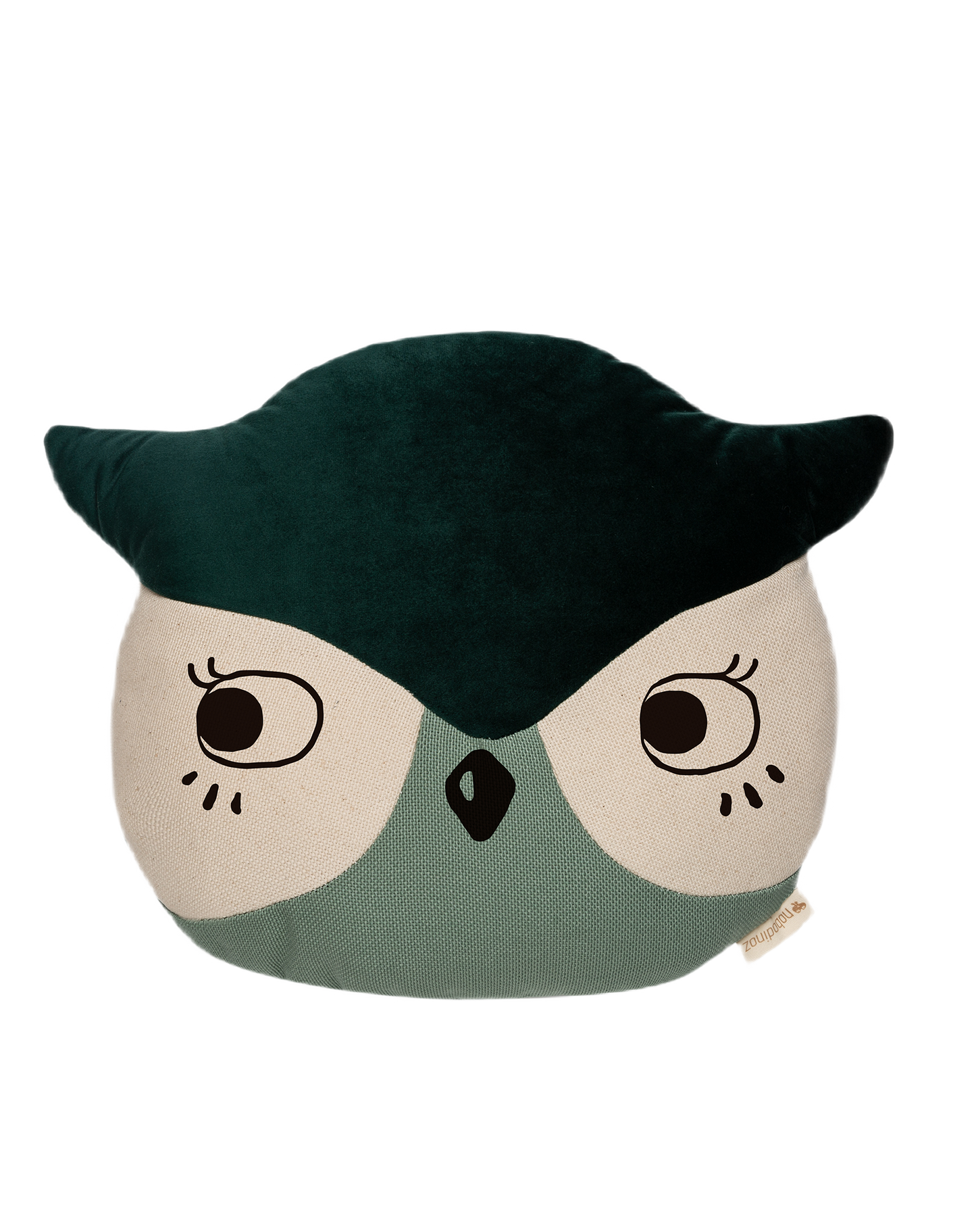 OWL CUSHION EDEN GREEN