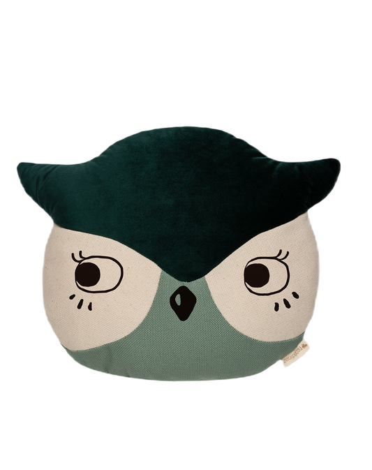 OWL CUSHION EDEN GREEN