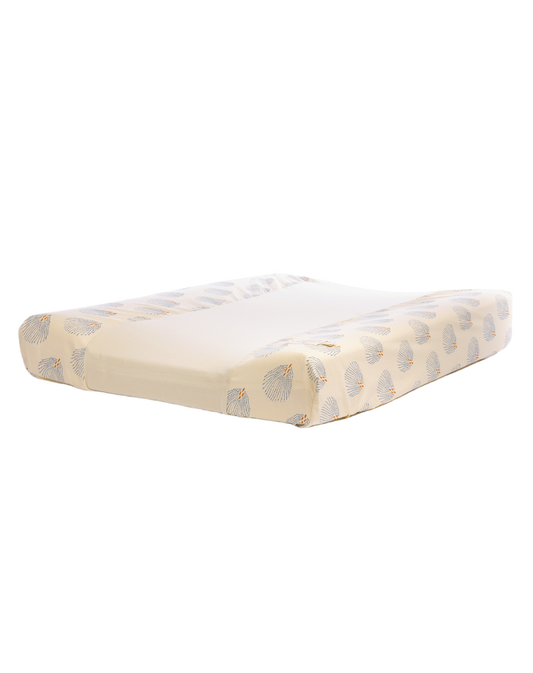 Housse de matelas CALMA 70X50 BLEU GATSBY CREME