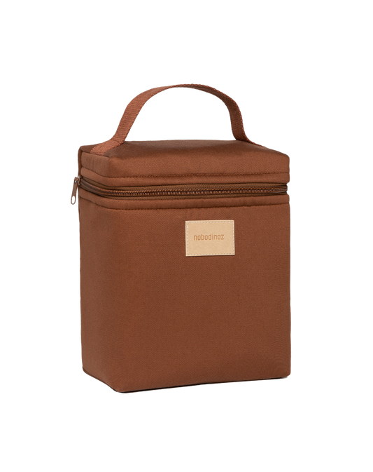 Baby on the go insulated baby bottle and lunch bag CLAY BROWN