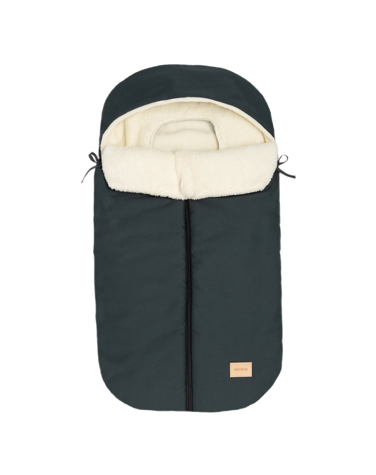 Baby on the go waterproof footmuff CARBON BLUE