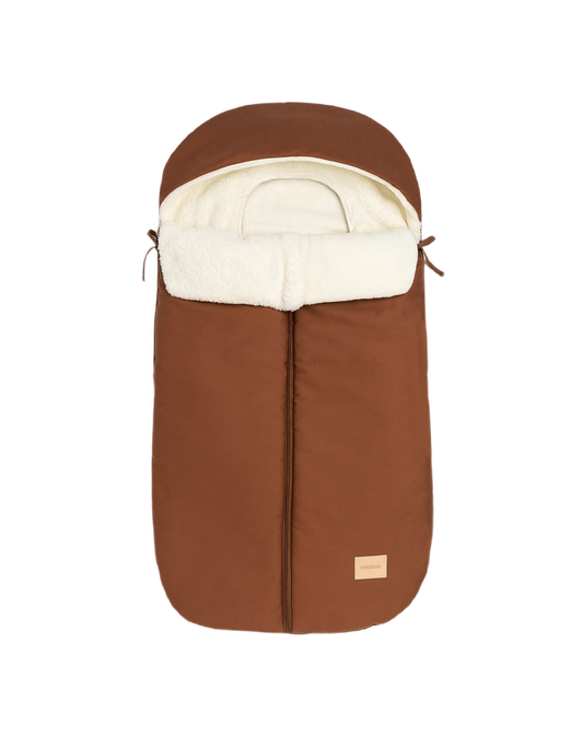 Baby on the go waterproof footmuff CLAY BROWN