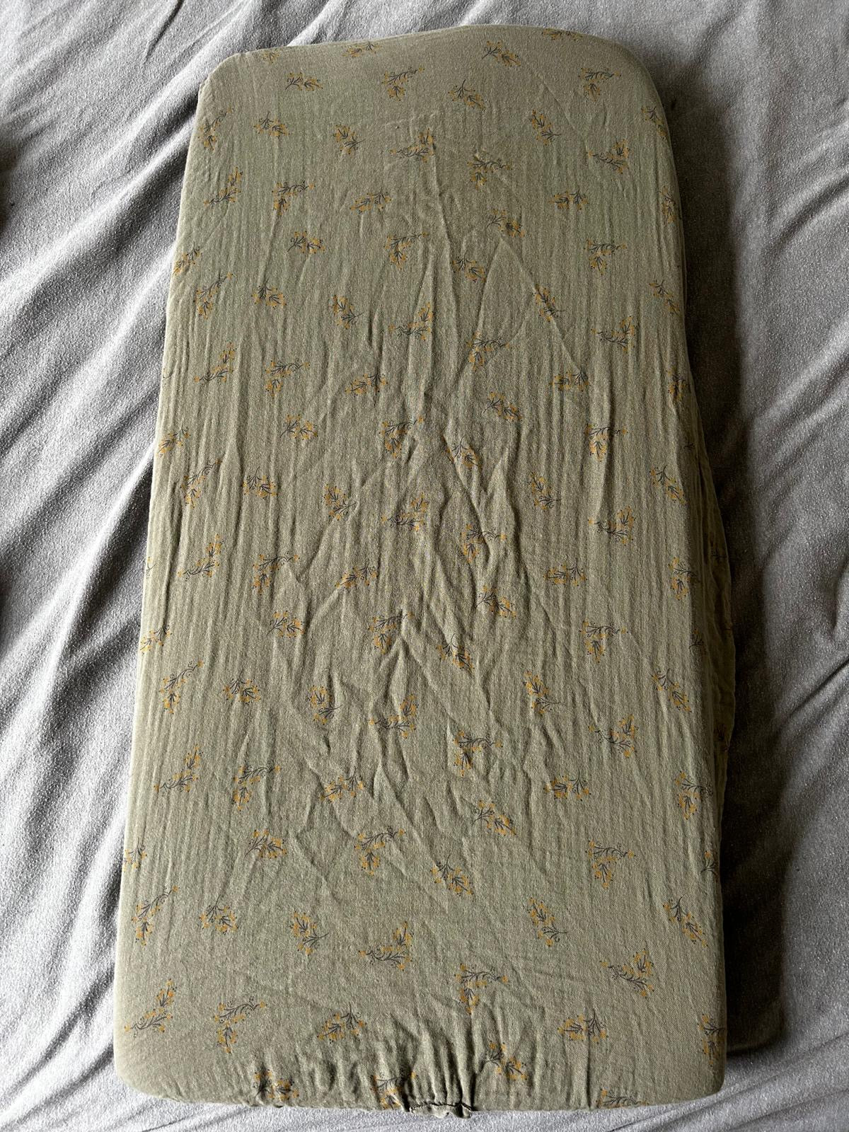 Drap housse pour couffin en gaze de coton lavée Wabi-sabi