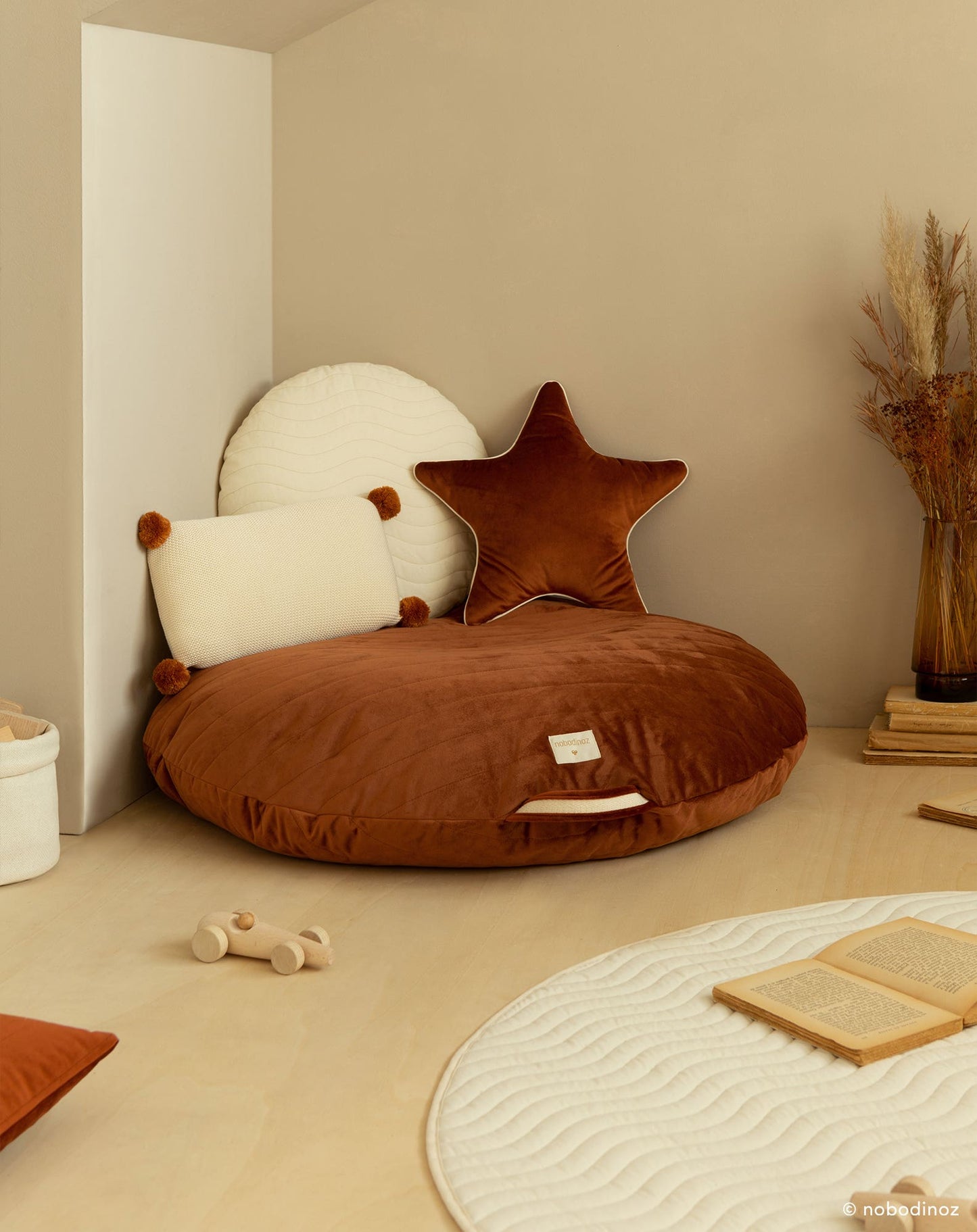 Coussin de sol Sahara velvet