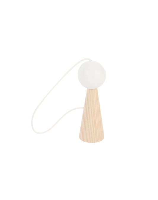 Bilboquet blanco