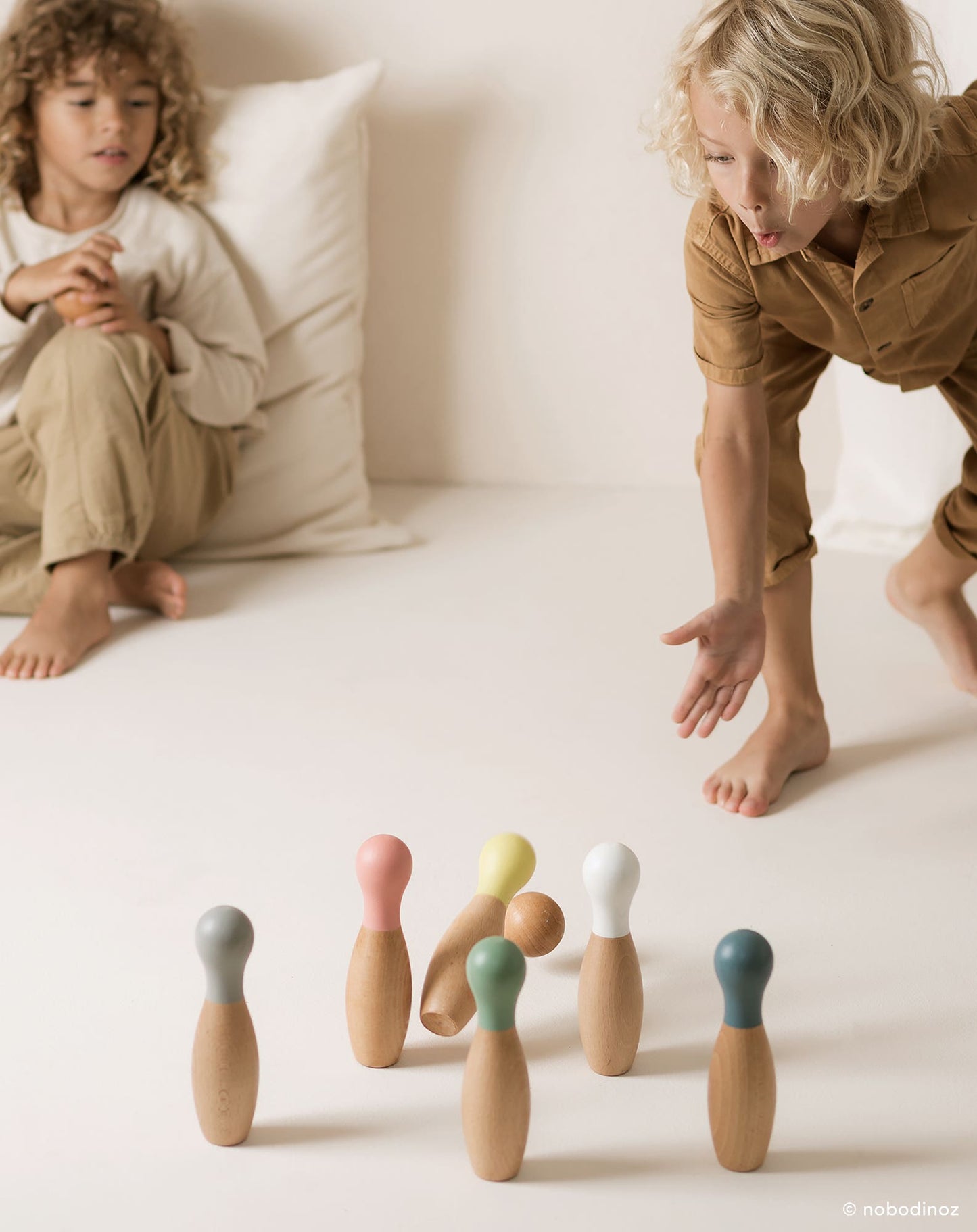 Jeu de quilles en bois