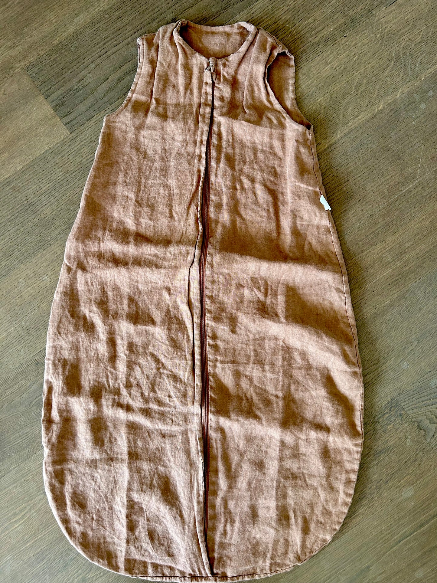 Gigoteuse légère L1N0 en lin français Noisette