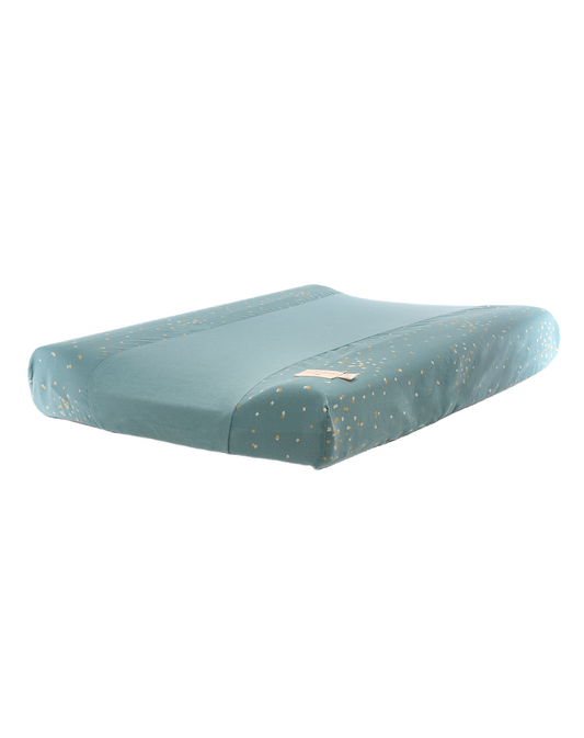 Changing mat Zen & cover Calma-GOLD CONFETTI MAGIC GREEN