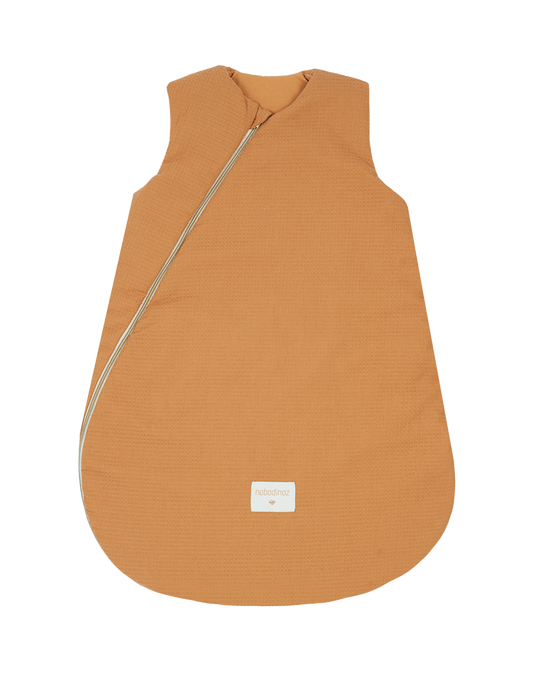 Gigoteuse de mi saison Cocoon en nid d'abeille 0-6 m caramel