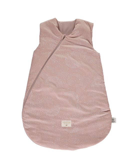 Cocoon gigoteuse de mi saison 0-6 mois White bubble misty pink