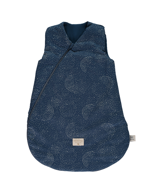 Cocoon gigoteuse de mi saison Gold bubble night blue