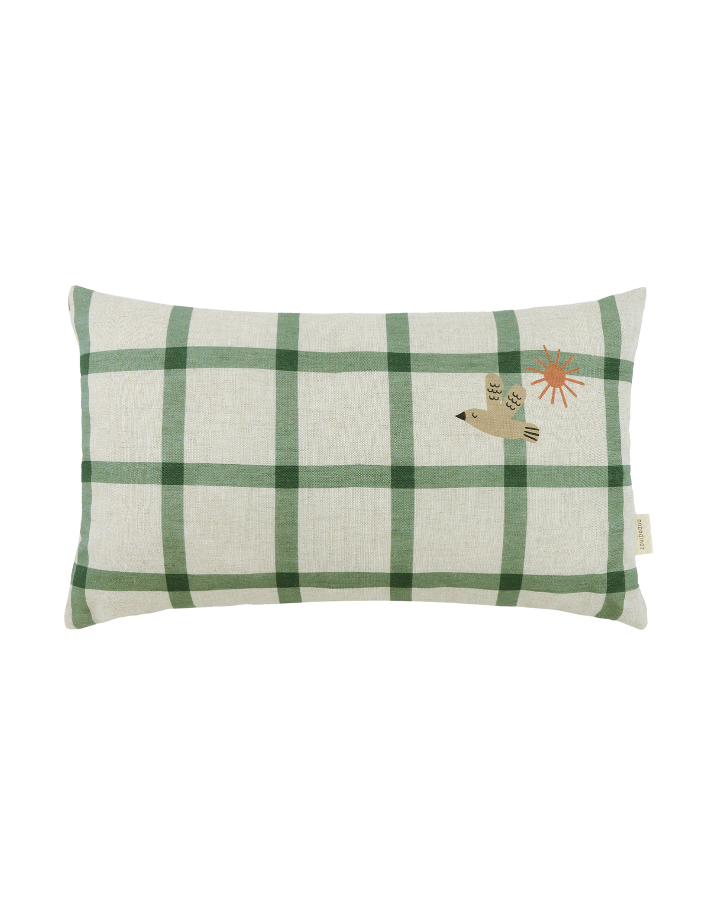 Coussin rectangulaire en lin français Vibes M