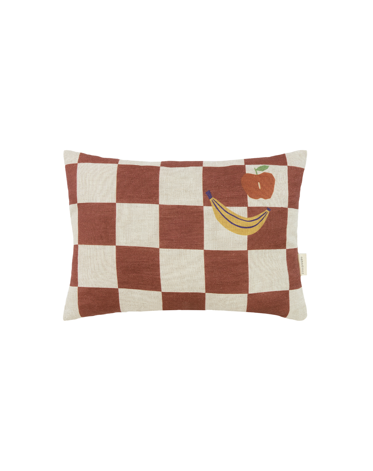 Coussin rectangulaire en lin français Vibes S