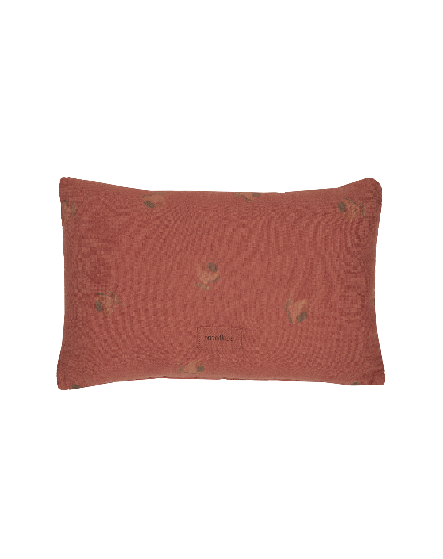 Coussin Wabi-Sabi rectangulaire en double gaze de coton lavé