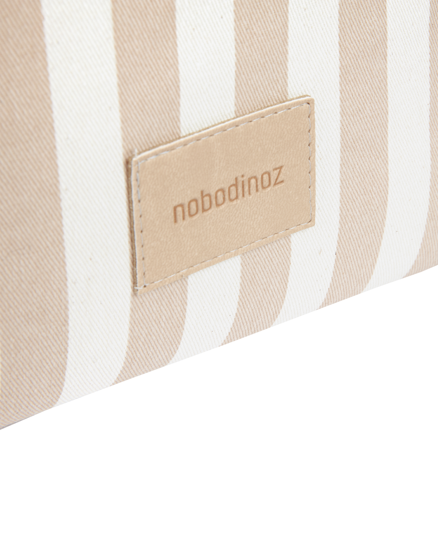 Django Toy Basket 22 x 23 x 23 Taupe stripes Natural