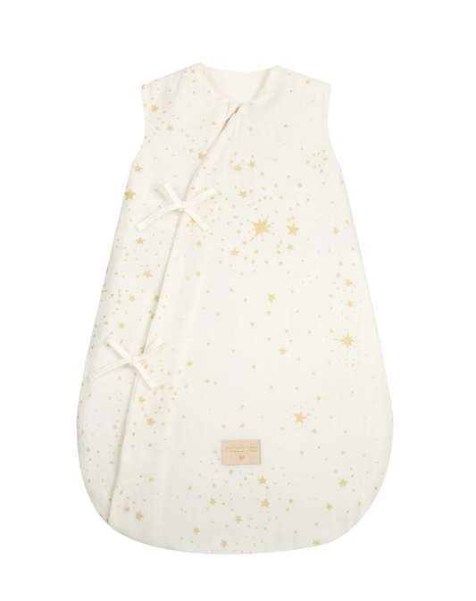 New DREAMY SUMMER SLEEPING BAG 6-18 MONTHS Gold Stella White