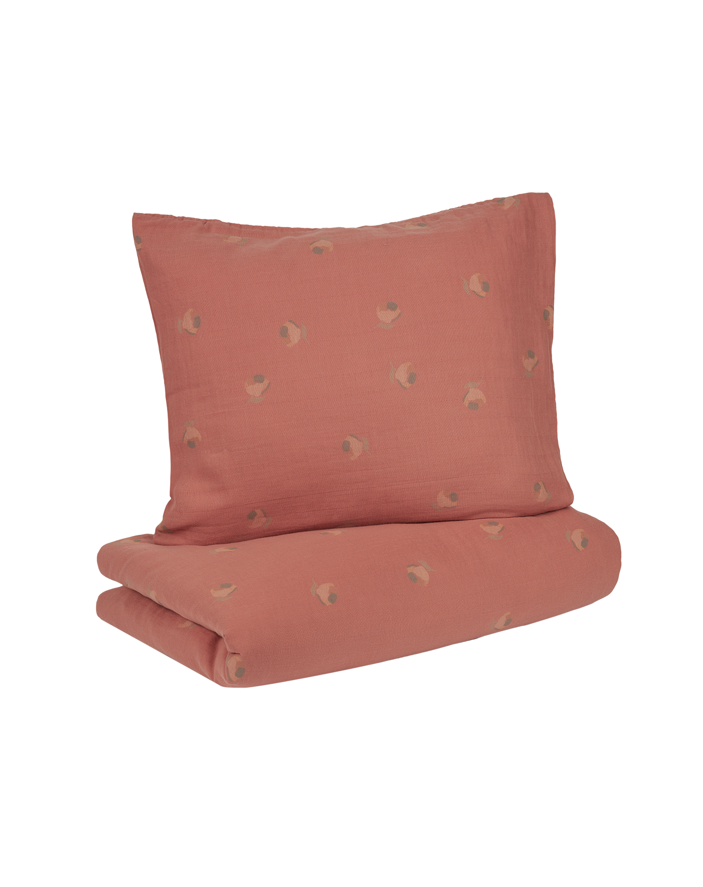 Juego de cama para bebé Wabi-Sabi en gasa doble de algodón lavado 