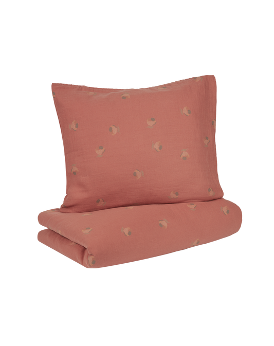 Juego de cama para bebé Wabi-Sabi en gasa doble de algodón lavado 