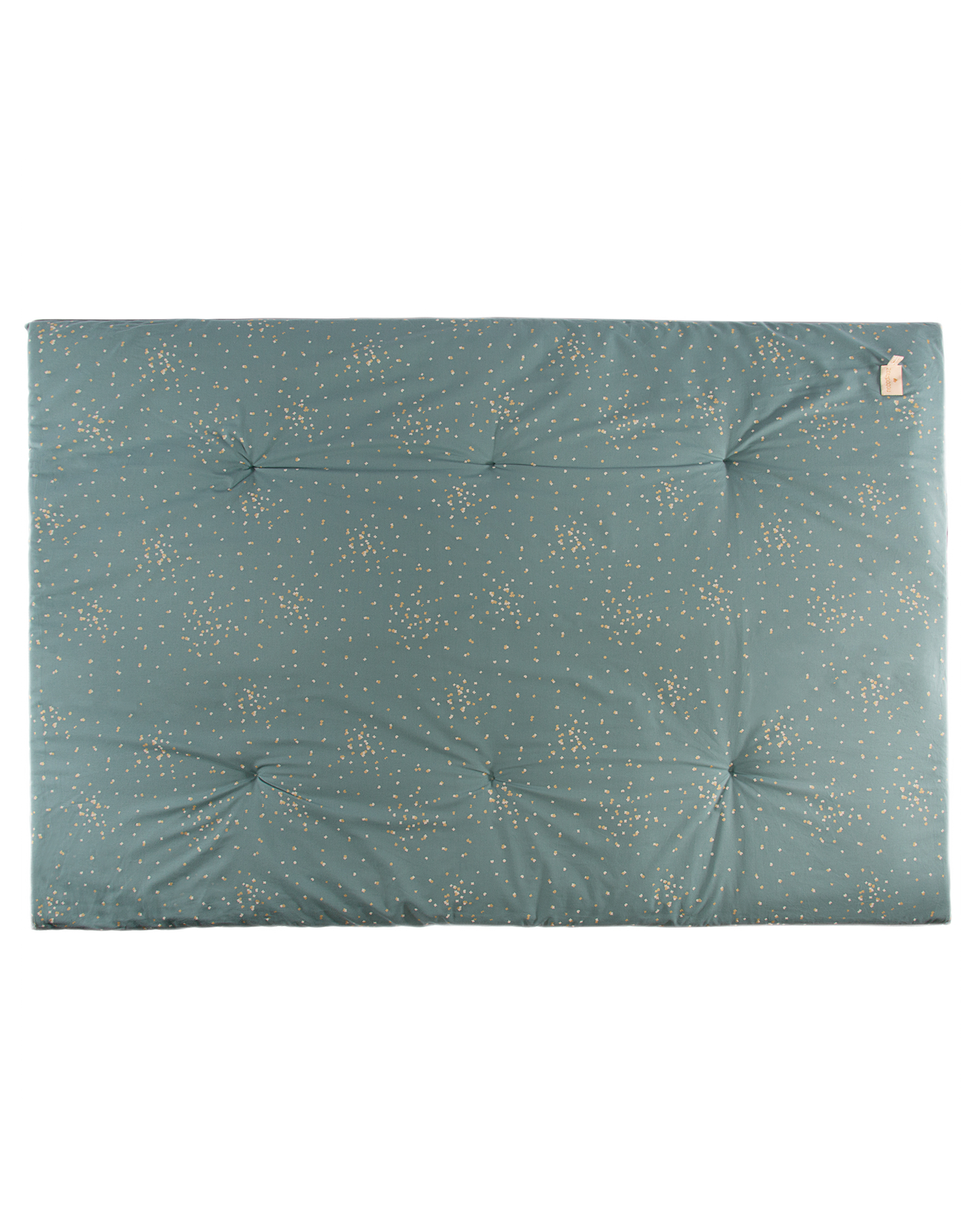 Eden futon 148X100X6-GOLD CONFETTI/ MAGIC GREEN