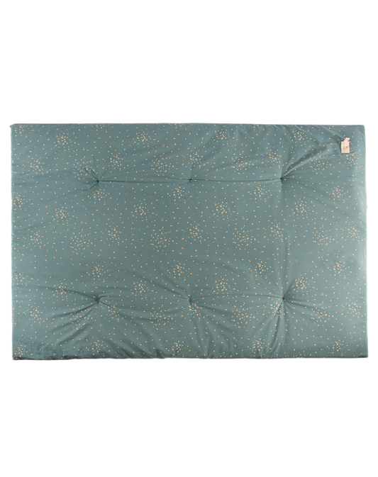 Eden futon 148X100X6-GOLD CONFETTI/ MAGIC GREEN