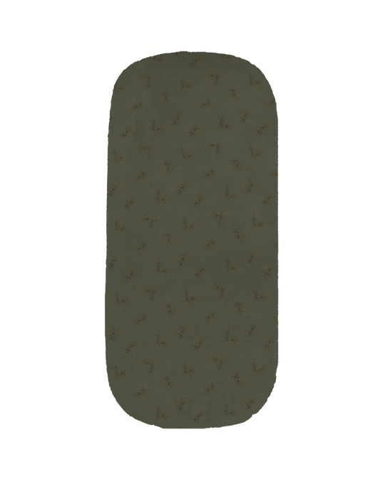 Drap housse Wabi-Sabi pour couffin en double gaze de coton lavé